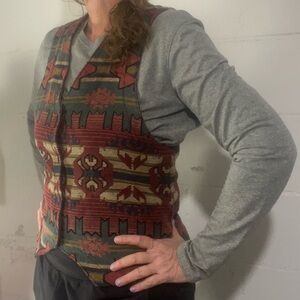 Gotcha Covered Women's Vest - Multicolor Size L? VTG